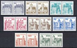 1977  Freimarken: Burgen & Schlösser aus Bogen *