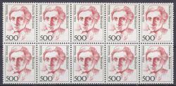 1989  Freimarken: Frauen der deutschen Geschichte