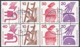 1974  Freimarken: Unfallverhütung - Heftchenblatt
