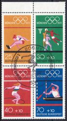 1972  Olympische Sommerspiele in Mnchen - Heftchenblatt