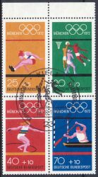 1972  Olympische Sommerspiele in München - Heftchenblatt