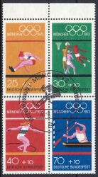 1972  Olympische Sommerspiele in München - Heftchenblatt