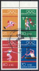 1972  Olympische Sommerspiele in Mnchen - Heftchenblatt