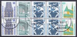 1996  Freimarken: Sehenswürdigkeiten - Heftchenblatt