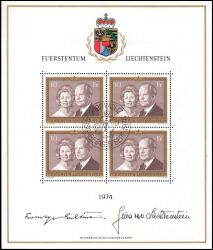 1974  Freimarke: Fürstenpaar