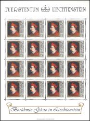 1981  Gemälde berühmter Gäste in Liechtenstein