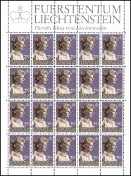 1983  Freimarken: Fürst Franz Josef II. und Fürstin Gina