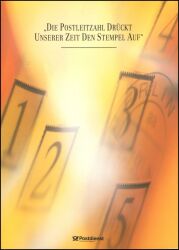 1993  Postamtliches Erinnerungsblatt - Neue Postleitzahlen