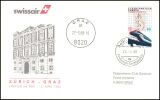 1988  Erstflug mit Post Zürich - Graz ab Liechtenstein