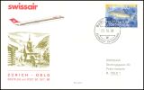 1988  Erstflug mit Post Zürich - Oslo ab Liechtenstein