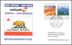 1991  Erster Non-Stop-Flug Zrich - Los Angeles ab Liechtenstein