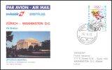 1992  Erstflug Zürich - Washington DC ab Liechtenstein