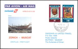 1993  Erstflug Zrich - Muscat ab Liechtenstein