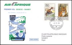 1993  Erstflug Genf - Niamey ab Liechtenstein