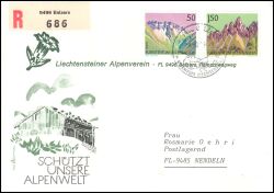 1989  Freimarken: Berge