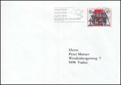 1982  Absender ! - Jedesmal auch Ihre eigene Postleitzahl