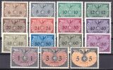 1940  Dienstmarken: Hoheitszeichen