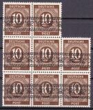 1948  Freimarken mit Bandaufdruck