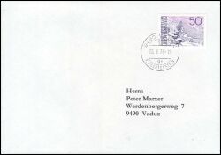 1976  Einzelfrankatur auf Brief