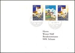 1986  Freimarken: Schloß Vaduz