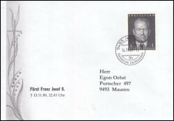1989  Tod von Fürst Franz Josef II.