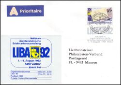 1991  Nationale Briefmarkenausstellung LIBA `92
