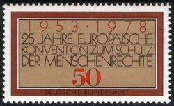 1978  Europäische Konvention zum Schutz der Menschenrechte