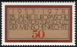 1978  Europische Konvention zum Schutz der Menschenrechte