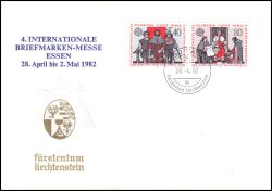 1982  4. Internationale Briefmarken-Messe in Essen