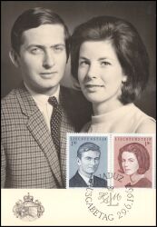 1967  Hochzeit des Erbprinzen Hans-Adam und Gräfin Marie