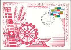 1967  Aufhebung der Zollschranken Zwischen den EFTA-Ländern