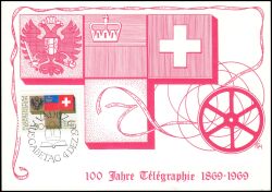 1969  100 Jahre Telegrafie in Liechtenstein