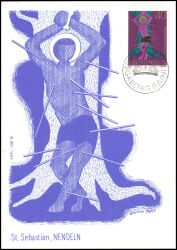 1971  Freimarke: Kirchenpatrone