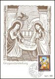 1974  Weihnachten: Hinterglasmalerei