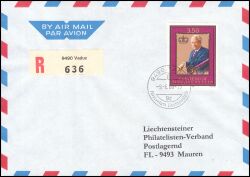 1986  Freimarke: 80. Geburtstag von Fürst Franz Josef II.