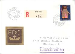 1968  Freimarken: Kirchenpatrone