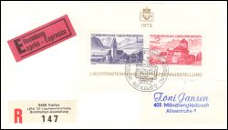1972  8. Liechtensteinische Briefmarkenausstellung LIBA `72