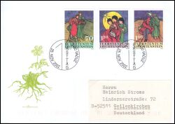 2002  Weihnachten: Batikarbeiten