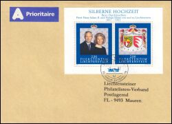 1992  25. Hochzeitstag von Fürst Hans-Adam II. und Fürstin Marie