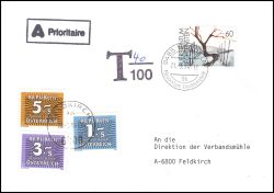 1994  Auslandsbrief mit Nachgebühr