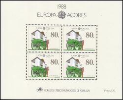 1988  Europa: Transport- und Kommunikationsmittel - Block