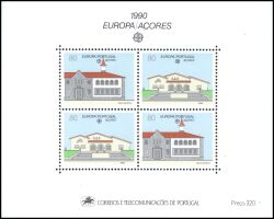 1990  Europa: Postalische Einrichtungen - Block