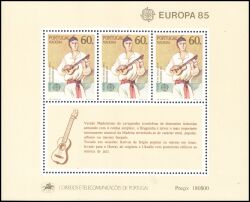 1985  Europa: Europäisches Jahr der Musik - Block