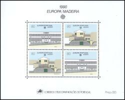 1990  Europa: Postalische Einrichtungen - Block