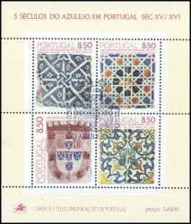 1981  500 Jahre Azulejos - Blockausgabe