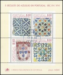 1981  500 Jahre Azulejos - Blockausgabe