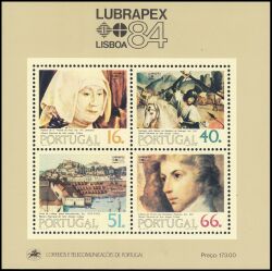 1984  Internationale Briefmarkenausstellung  LUBRAPEX `84