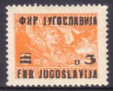 1949  Freimarke mit Aufdruck