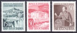 1953  10. Jahrestag der Sitzung der "AVNOJ"