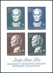 1962  70. Geburtstag von Josip Broz Tito